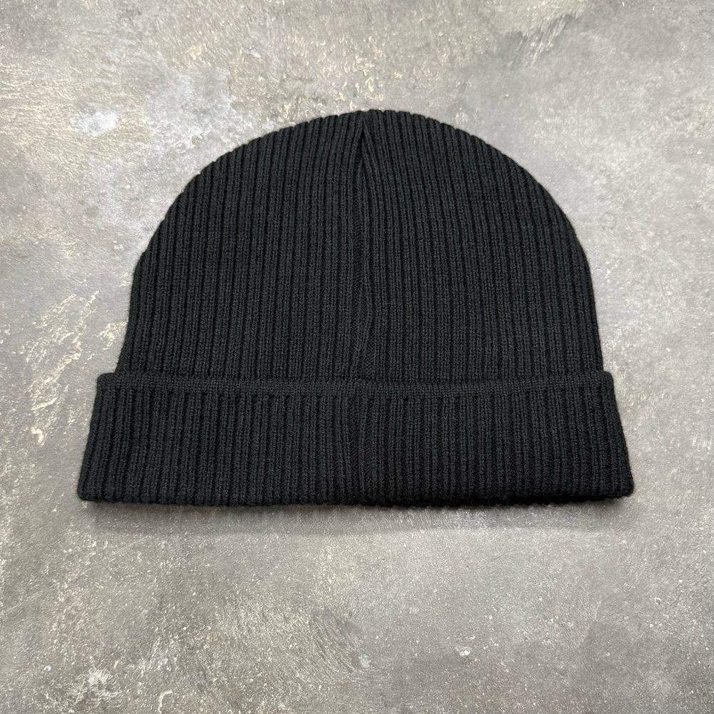 Levi’s Black Fleece Lined Knit Beanie One Size Winter Hat - Picture 5 of 9